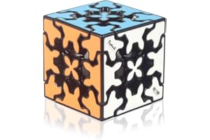 LITTLE GOLDEN ELEPHANT Gear Cube 3x3 with Three-Dimensional Gear Structure, Embedded Tile Design Magic Cube 3x3x3 Puzzles Toys (57mm), Suitable for Brain Development Puzzle Games for Children and Adults