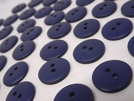 Amazon Com Jumpinglight Vintage Navy Blue Round 2 Hole Buttons