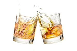 Greenline Goods Whiskey Glasses - 10 Oz Tumbler Gift Set for Pittsburgh lovers, Etched with Pittsburgh Map | Old Fashioned Rocks Glass - Set of 2