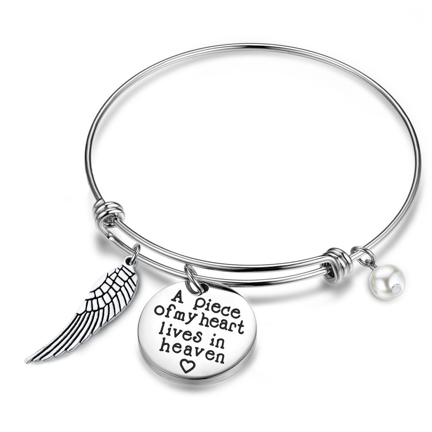 Gzrlyf A Piece Of My Heart Is In Heaven Jewelry Desertcart INDIA