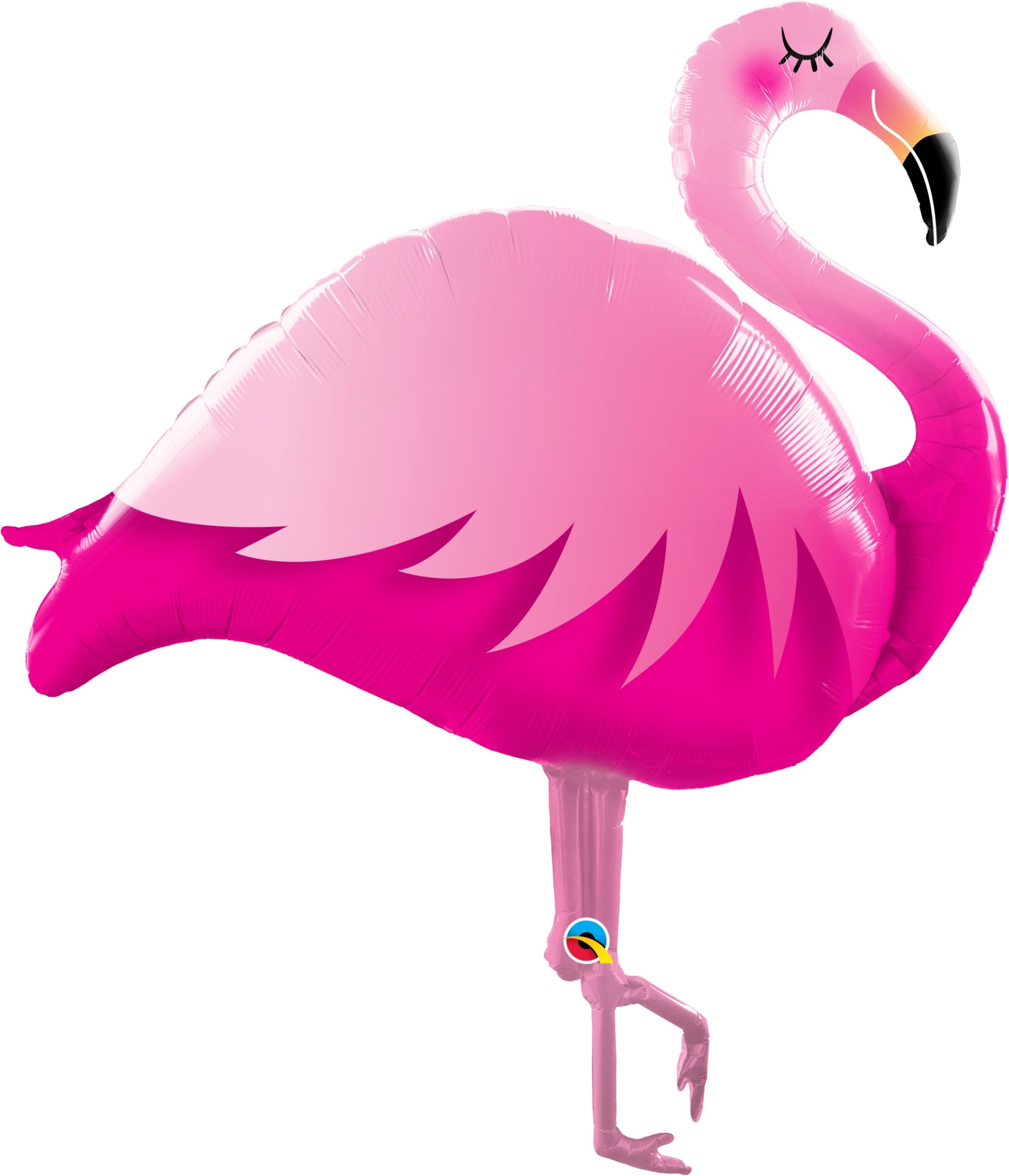 Folat Flamingo Balloon – XXL Giant Balloon for Air and Helium 117 x 80 x 30 cm as a Birthday Gift, Party Decoration or Surprise for Girlfriend,Pink