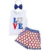 LYSMuch Toddler Baby Girls Shorts Outfits Love Baseball Print Vest T-Shirt Tops Tassel Pants Summer Clothes Set
