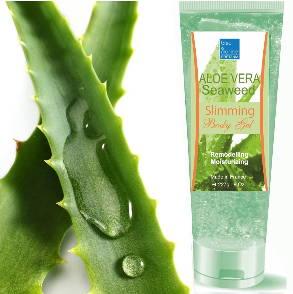 Slimming Aloe Vera Seaweed Gel, Anti Cellulite, Firming Formula, Infused with Organic Ingredients, For Tummy, Hips, Arms, Thigh 200 ml