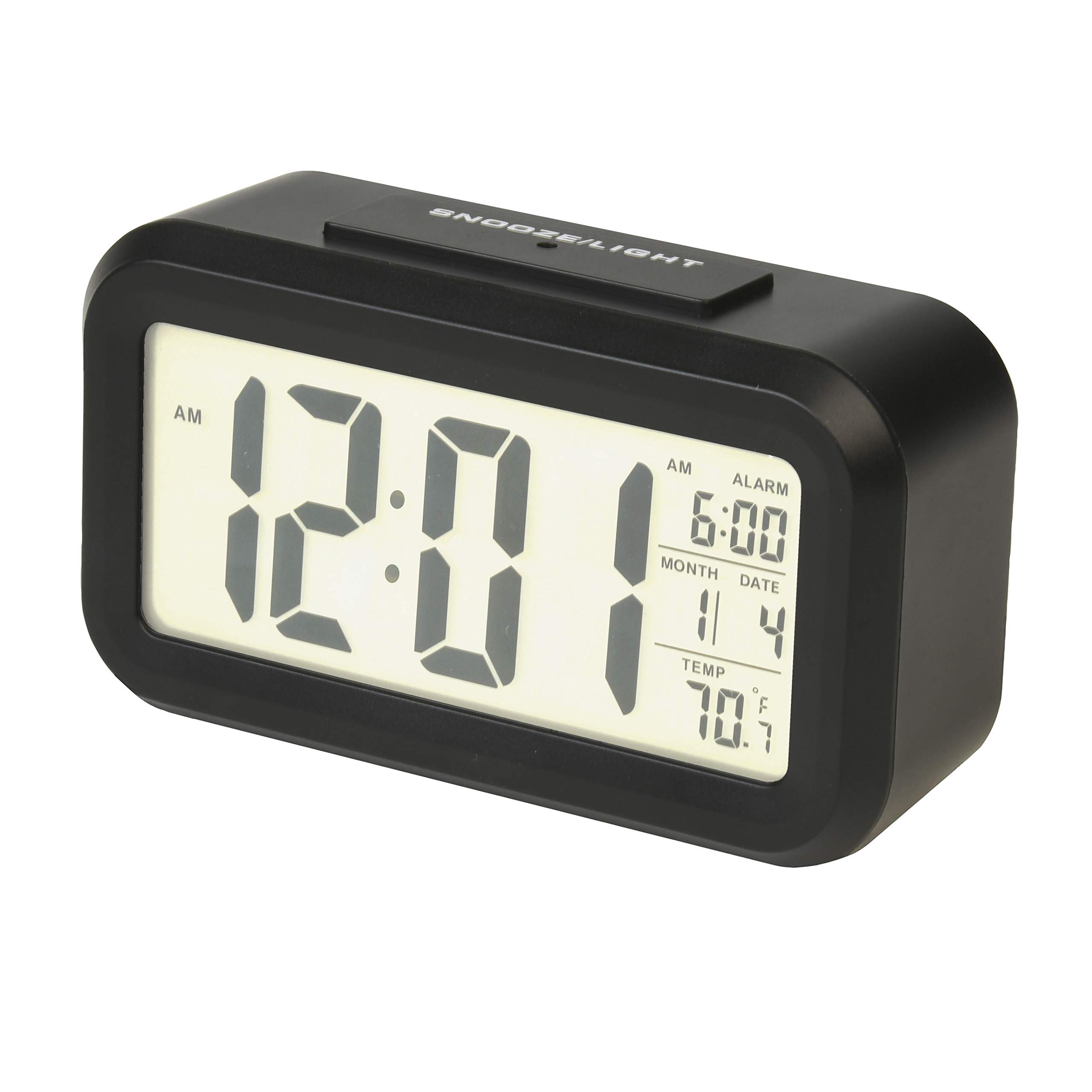 Mua RCA Portable Alarm Clock with Auto Night Light Sensor, Adjustable