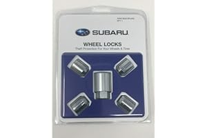 Subaru Alloy Wheel Lock Lug Nuts Set for 2009-2025 All Models - B321SFL000 - Genuine OEM