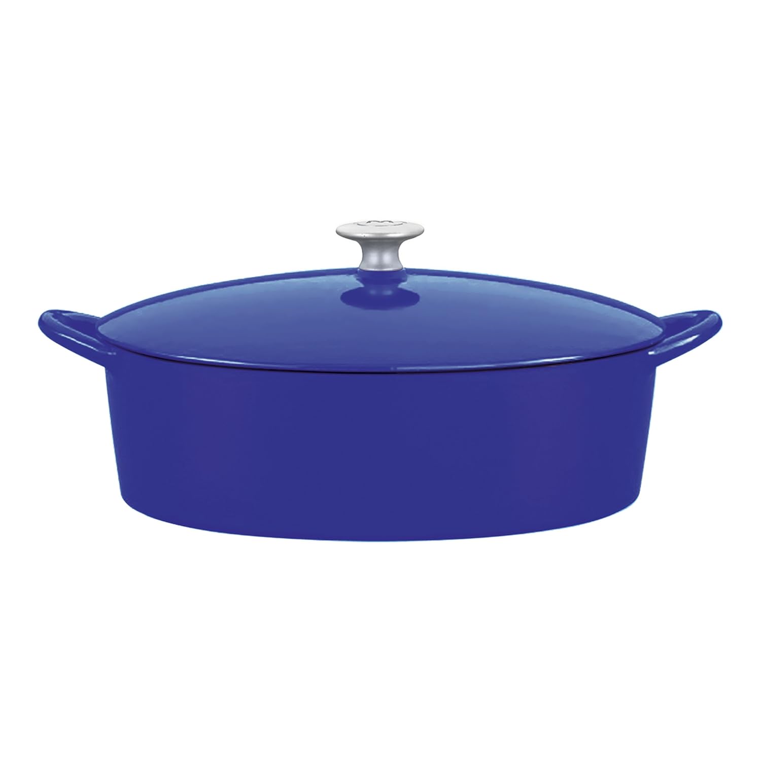 Buy Mario Batali 826811 Enameled Cast Iron Oval Dutch Oven 6 Quart Cobalt Online At Low Prices In India Amazon In