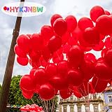 HYKJNBW 12 Inch Red Balloons 50 Pack Thick Latex Party Decorations view 5