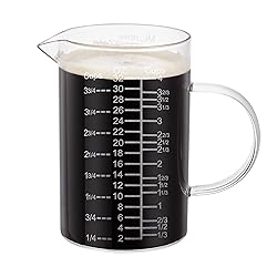 Ackers Etched Graduated Glass Measuring Cup