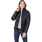 Amazon Essentials Women's Lightweight Long-Sleeve Full-Zip Water-Resistant Packable Puffer Jacket