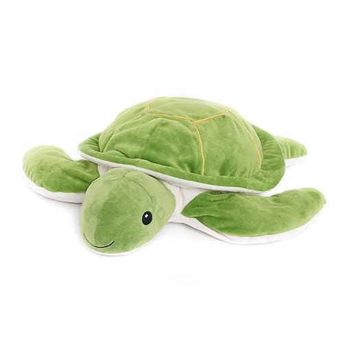 WEIGEDU Weighted Sea Turtle Plush Toy - 20 Inches, 2.3 lbs, Soft & Removable Weight for Kids and Adults - Embroidered Eyes, Stress Relief & Comfort