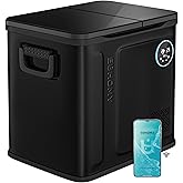 EUHOMY 58QT 12 Volt Refrigerator,Dual Zone -4℉~68℉ Portable Freezer for Car | No Ice Needed, 12V&amp;100-240V, Fast Cooling, ECO/MAX Modes, 3-Level Battery Protection, Home&amp;Outdoor Use,Low Noise