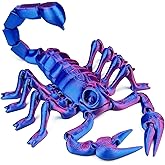 SIPWATE 3D Printed Animals - Halloween Decor Gifts Scorpion Toys, Flexible Animals Toy Statue,Movable Joints,Fidget Toys, Desk Home Office Decor, Birthday Halloween Christmas Party Gifts