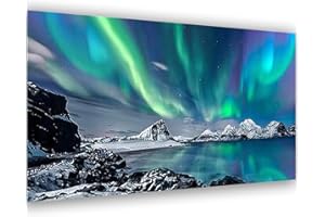 Aestalrcus Large Landscape Paint by Number for Adults Canvas,Art Adults Paint by Numbers Kits,16x24 inch Large Size Acrylic Painting by Numbers for Adults for Home Wall Decoration and Gifts