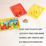 JOYVOX 3 Pcs Play Tray Set for Sensory Play, Crafting & Learning view 5