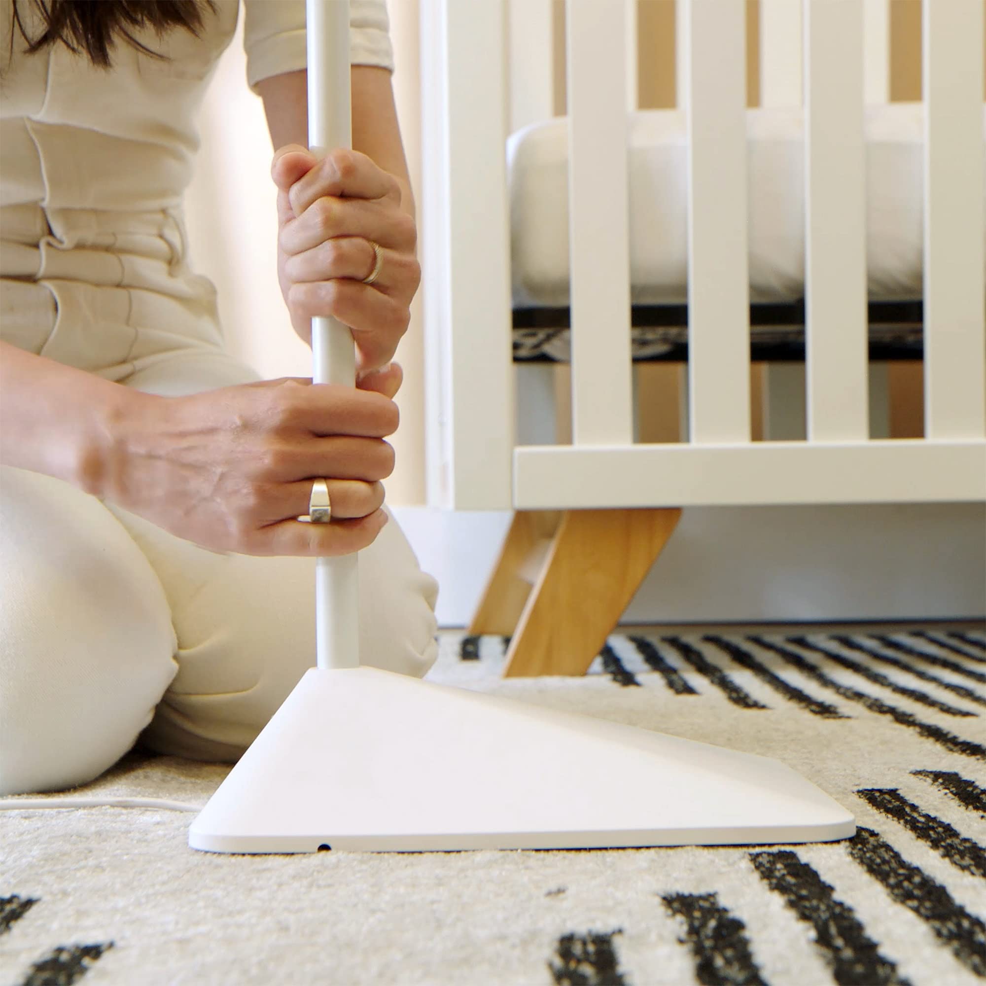 Miku Pro Smart Baby Monitor with Floor Stand - Contact-Free Breathing & Sleep Tracking - Real-Time - HD Video Baby Monitor with Camera & Audio, Night Vision, Humidity & Temperature - Two-Way Talk