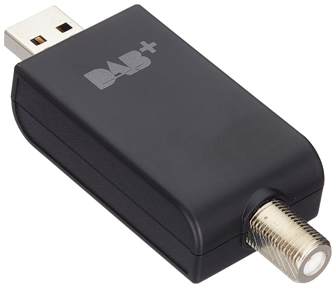 Pioneer USB DAB/DAB+ Adapter für kompatible Produkte von Pioneer, AS-DB100-B, Radio Entertainment in digitaler Qualität, On-S