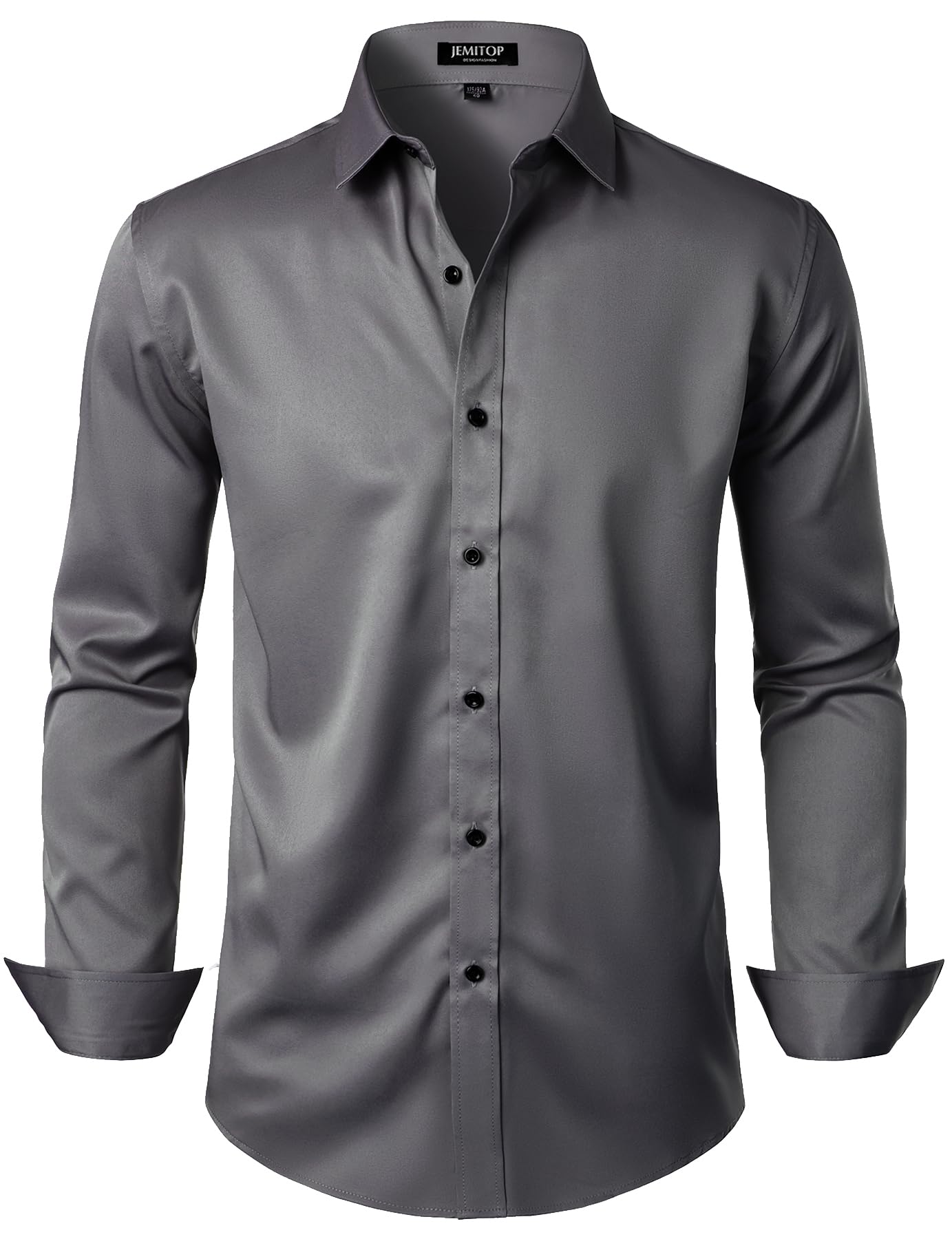 JEMITOP Men's Stretch Wrinkle Free Dress Shirts