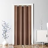 ChrisDowa Blackout Door Curtains for Doorway