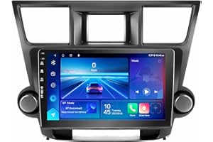 Car Stereo Radio for Toyota Highlander 2008-2013, Android 13/IPS, Touch Screen/Car Wireless/Android Auto/Bluetooth/GPS Naviga