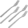 Rehabilitation Advantage For-Ghetti Spaghetti Fork (Set of 4), Silver, Small