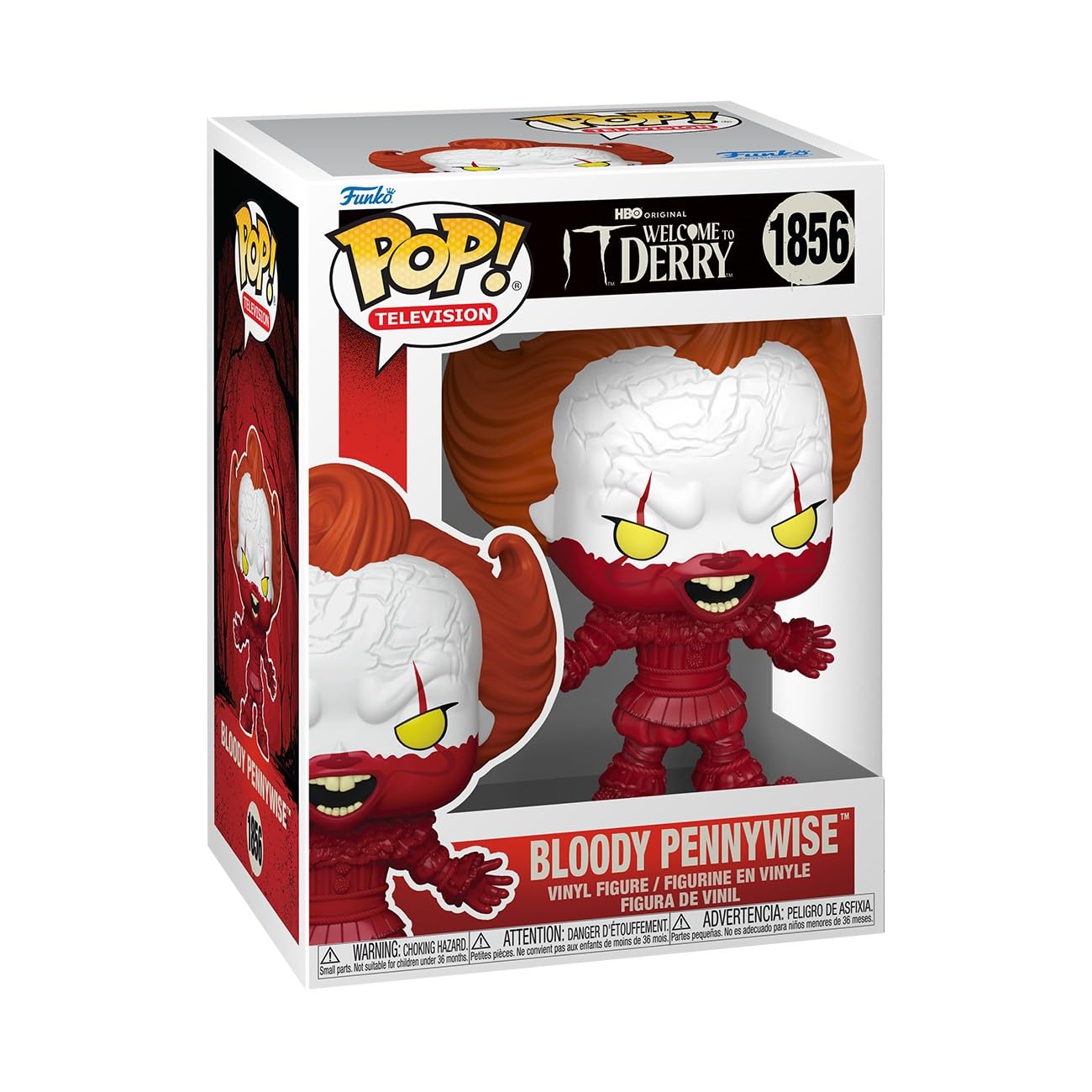 Funko POP! Television: IT - Welcome to Derry - Bloody Pennywise - Collectable Vinyl Figure - Gift Idea - Official Merchandise - Toys For Kids & Adults - Model Figure for Collectors and Display