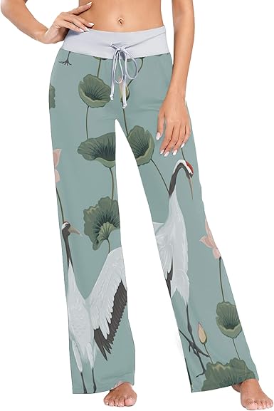 Women's Fashion Pajama Pants Yoga Beach Sports Lounge Sleep Trousers XS
