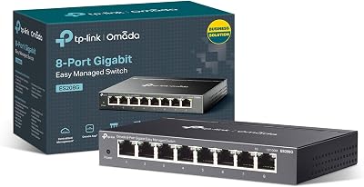 TP-Link ES208G 8 Port Gigabit Switch Omada Cloud Management
