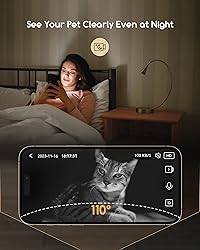 Faroro Automatic Cat Feeder with Camera, 3MP HD