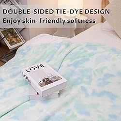 Fleece Blanket Green Throw Blanket - 300GSM Throw