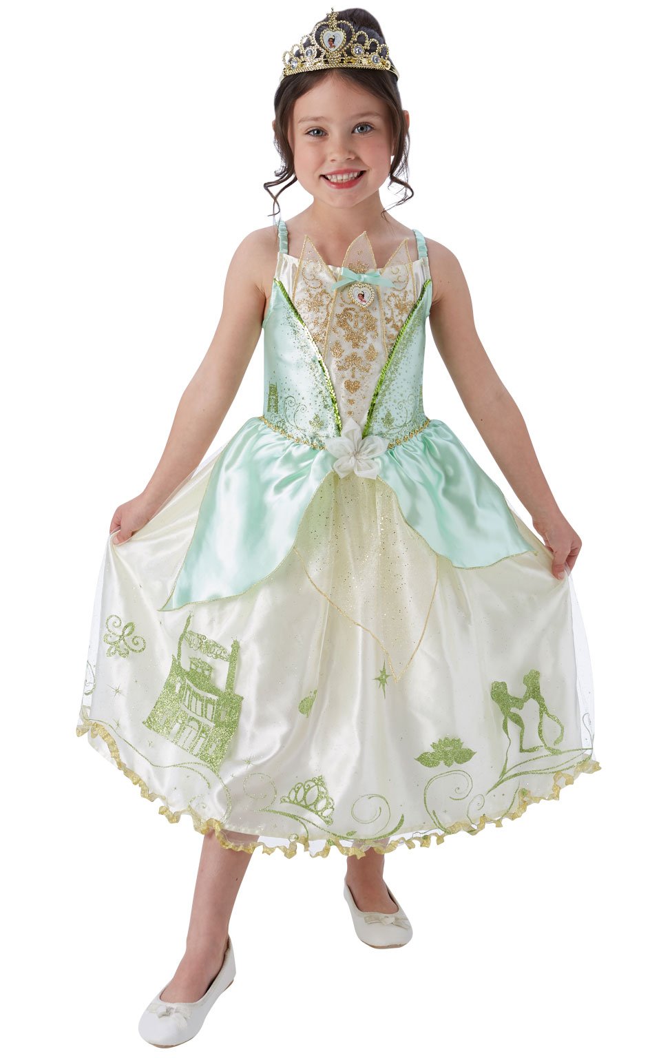 Rubie's 620494L Official Disney Princess Tina Deluxe Costume, Kids', Large (Age 7-8 Years)