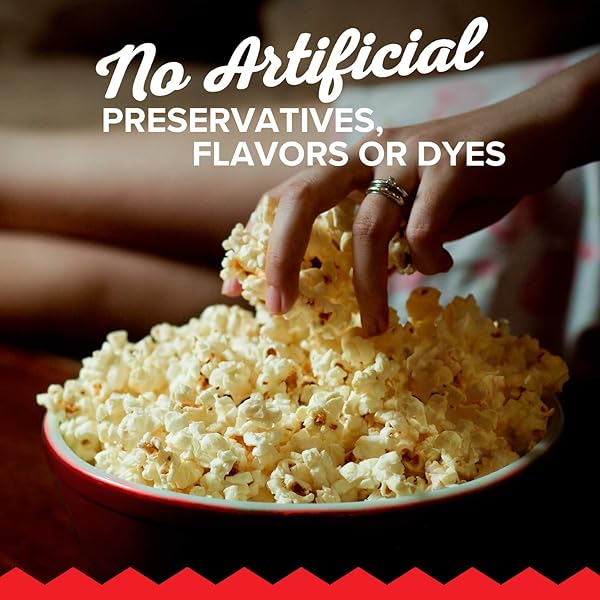 ORVILLE REDENBACHER’S MICROWAVE POPCORN MINI BAGS, MOVIE THEATER BUTTER FLAVOR, 3G FIBER PER SERVING, 1.5 OZ., 12-COUNT
