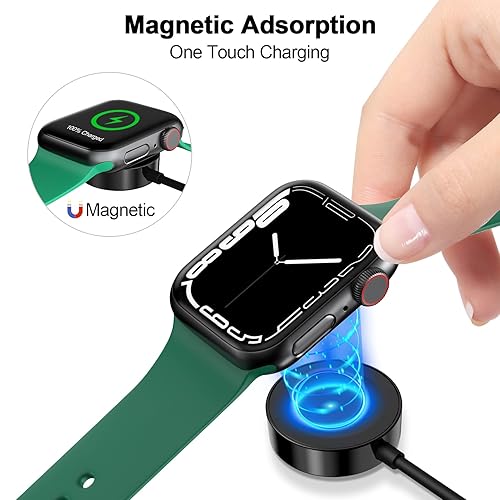 𝟐𝟎𝟐𝟓 𝐔𝐩𝐠𝐫𝐚𝐝𝐞𝐝 for Apple Watch Charger Magnetic Fast Charging  Cable [Portable] Magnetic Wireless Ch