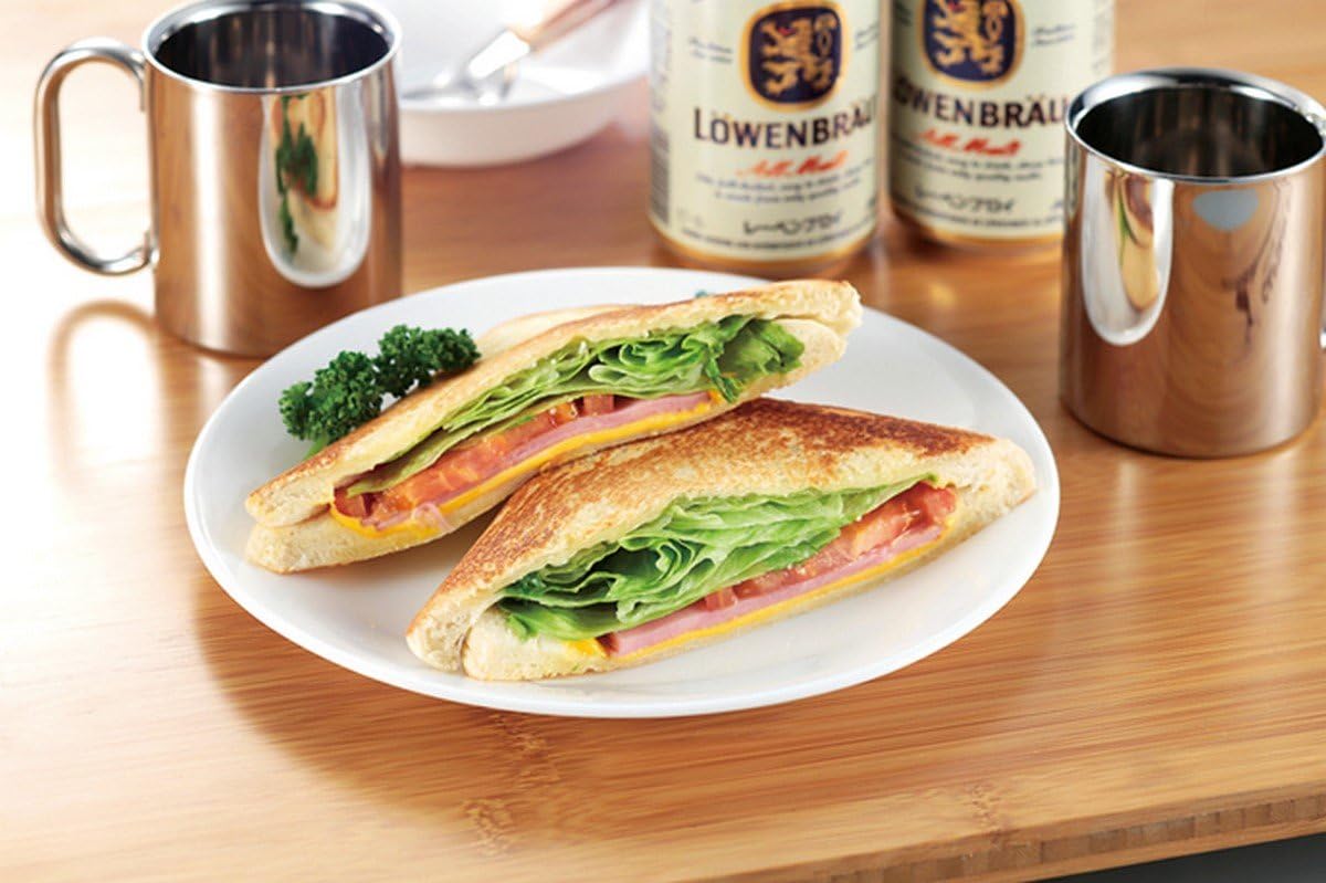 キャプテンスタッグ BBQ用 アルミホットサンドトースター