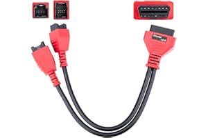 ECOCSTM 12+8 Pin Connector to OBD2 Adapter, Secutiry Gateway Bypass Cable, 12+8 Cable for Chrysler SGW Equipped FCA Vehicles for Diagnostic, Fit for Scanners MK808 MK808S MX808 MS906 Pro MS908S