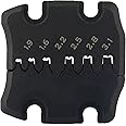 ENGINEER PAD-12S Die Plate Set (Medium Size) for ENGINEER Handy Crimp Tool, Black (Made in Japan)
