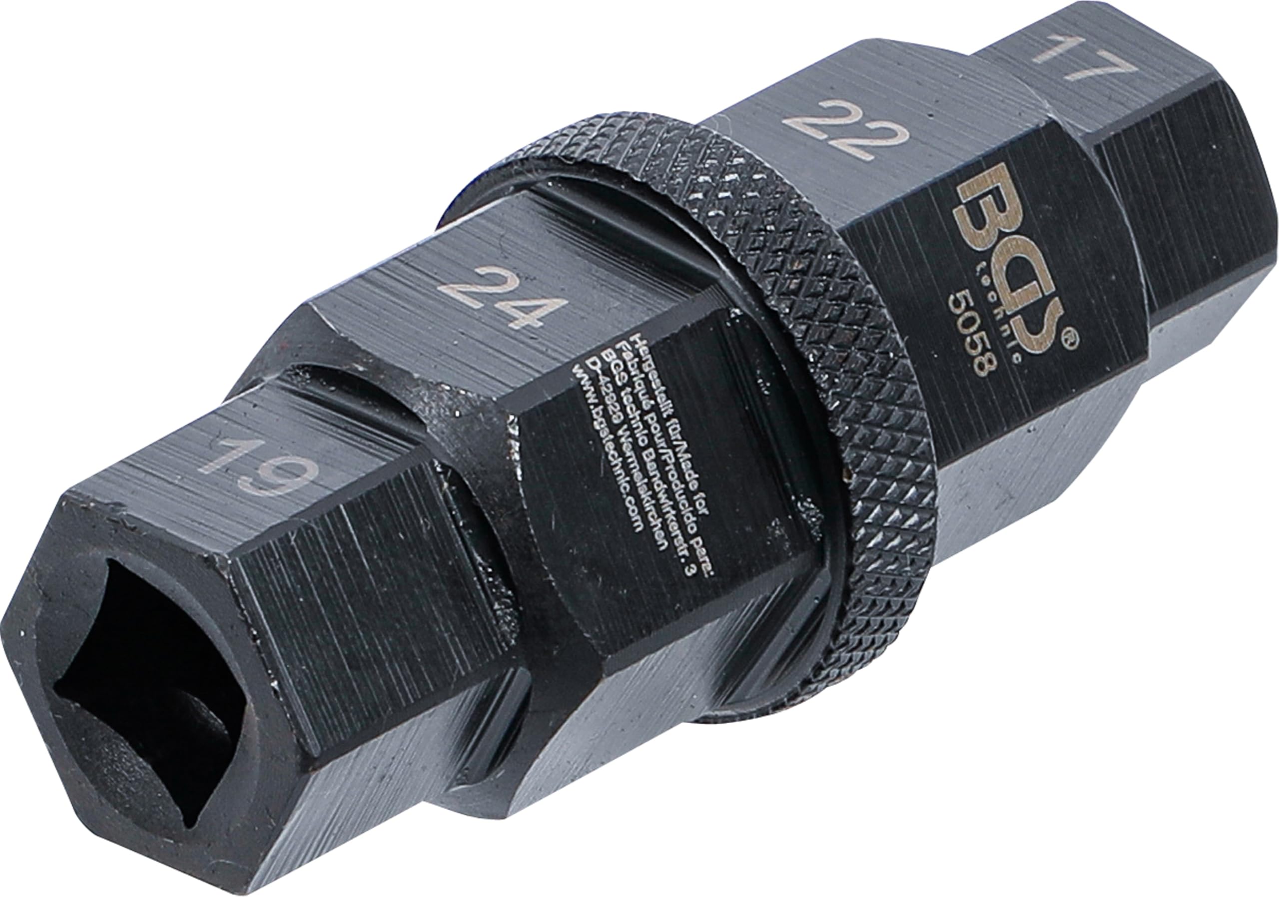 BGS 5058 | Motorcycle Special Socket | 10 mm (3/8") | 17 - 19 - 22 - 24 mm