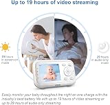 VTech VM3250 Video Baby Monitor with Camera 2.8" LCD 19 Hr Battery view 10