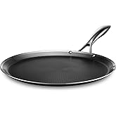 HexClad Hybrid Nonstick 13-Inch Griddle, Dishwasher and Oven Safe, Induction Ready, Compatible with All Cooktops
