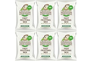 MushroomMediaOnline: Fast Fruiting Pellets, aka Masters Mix (50% Oak and 50% Soy) - Ideal and Fast-Growing Substrate for Mushroom Cultivation, Oyster Mushrooms, Shiitake, and More (10 Pounds)
