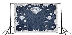 Yeele 6x4ft Diamond Denim Style Backdrop for
