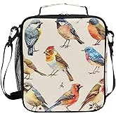 UMIRIKO Kids Lunch Box Bird Sparrow Cooler Insulated for Boys and Girls, Lunch Bag with Shoulder Strap for School, Picnic Meal 20856307