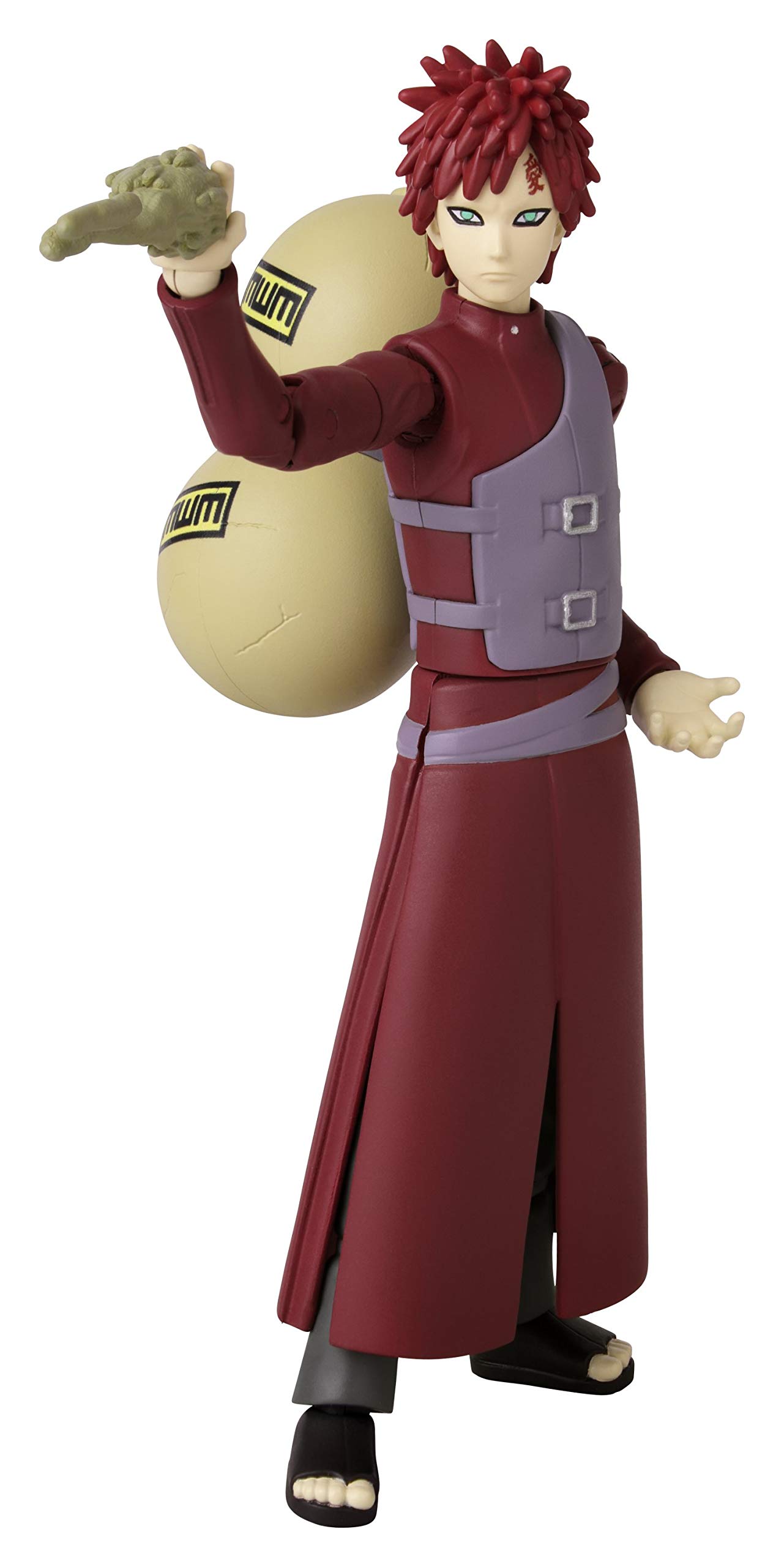 ANIME HEROES Naruto Action Figure Gaara | 17cm Naruto Figure Gaara Figure With Extra Hands And Accessories | Naruto Shippuden Anime Figure | Bandai Action Figures For Boys And Girls