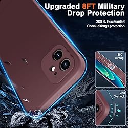 DEENAKIN Magnetic for iPhone 12 Case Silicone with