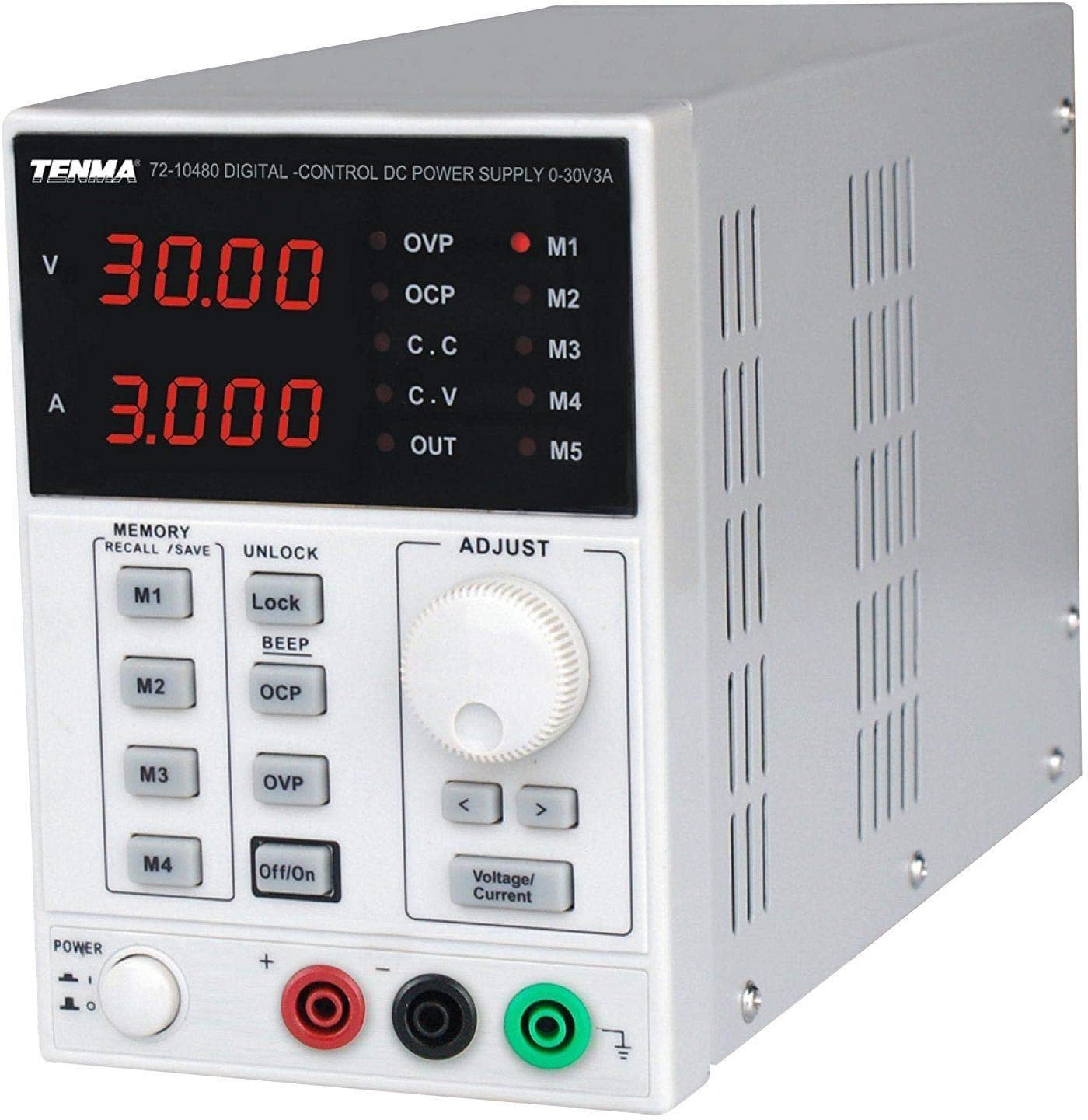 TENMA Single Output DC Bench Power Supply 030V / 03A Amazon.co.uk