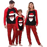 Boboking Christmas Pajamas For Couples Set Holiday Party Soft Clothes 2 Piece Women and Men Sleepwear