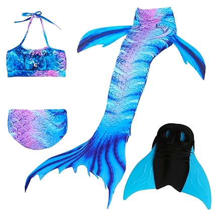 Das beste Mädchen Bikini Badeanzüge Schönere Meerjungfrauenschwanz zum Schwimmen mit Meerjungfrau Flosse Schwimmen Kostüm Sch