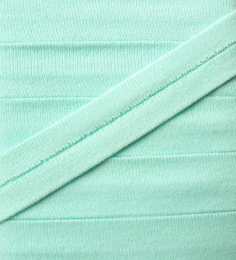 3 m Jersey Einfassband Trikot elastisch 20 mm vorgefalzt mint