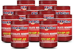 Petro-Clear 40510P-AD 12-Pack Champion Filter, 10 Micron Gas Advantage