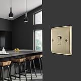 BG Electrical Single Light Switch Antique Brass Intermediate 10AX Pack of 3 view 6