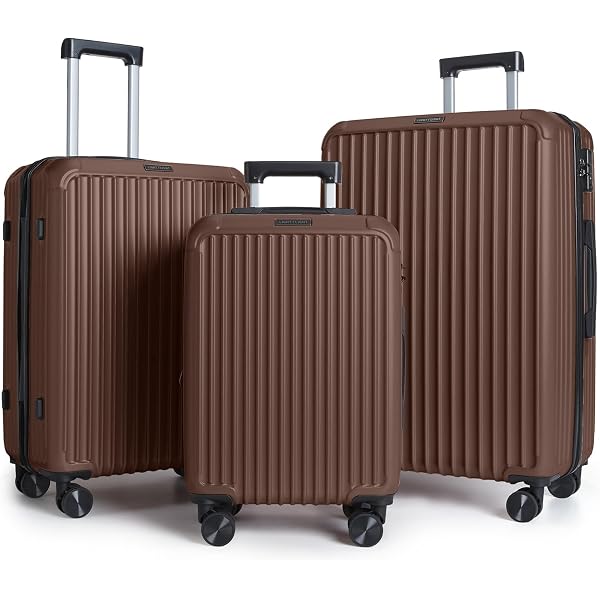 Amazon.com | Rockland London Hardside 3 Piece Expandable Spinner